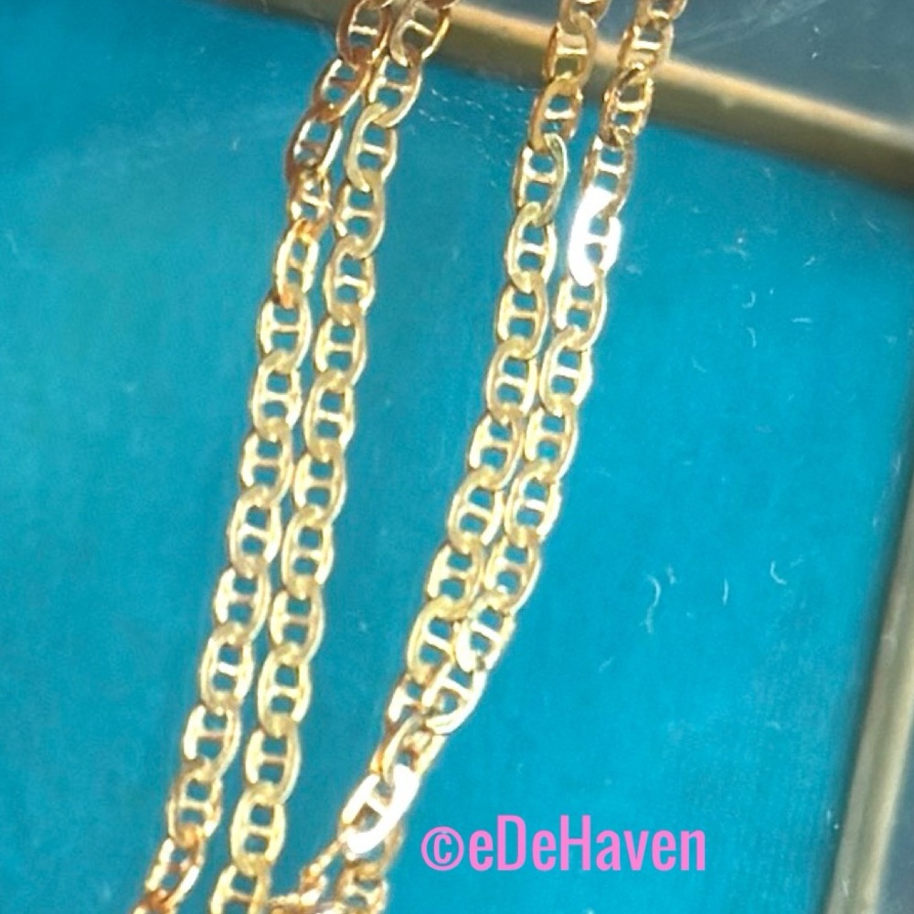 14k GuCCI style link chain Necklace